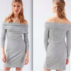 UO Silence Noise Striped Cozette Dress  Small